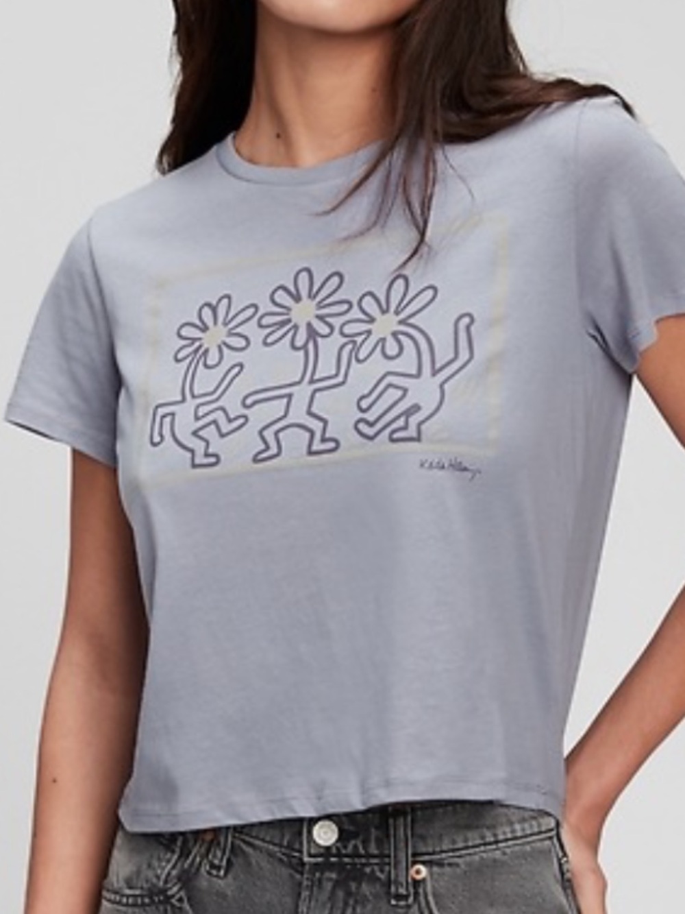 Keith Haring x Gap Cropped Tee